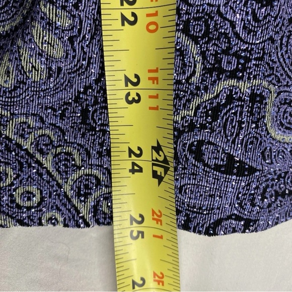 Alex Evenings Floral Sparkle Dress 2 Piece Purple Gown Sz 10 Mother Of The Bride - Picture 12 of 15